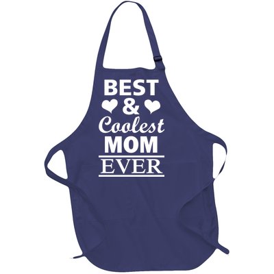 Best And Coolest Mom Ever Full-Length Apron With Pockets