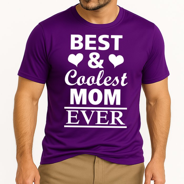 Best And Coolest Mom Ever Cooling Performance Crew T-Shirt