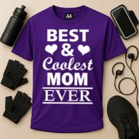 Best And Coolest Mom Ever Cooling Performance Crew T-Shirt