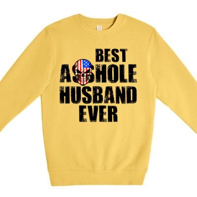 Best Asshole Husband Ever Premium Crewneck Sweatshirt