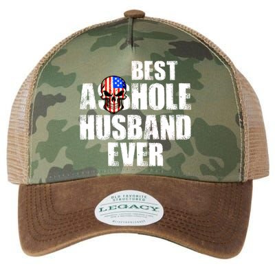 Best Asshole Husband Ever Legacy Tie Dye Trucker Hat