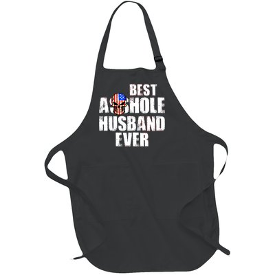 Best Asshole Husband Ever Full-Length Apron With Pockets