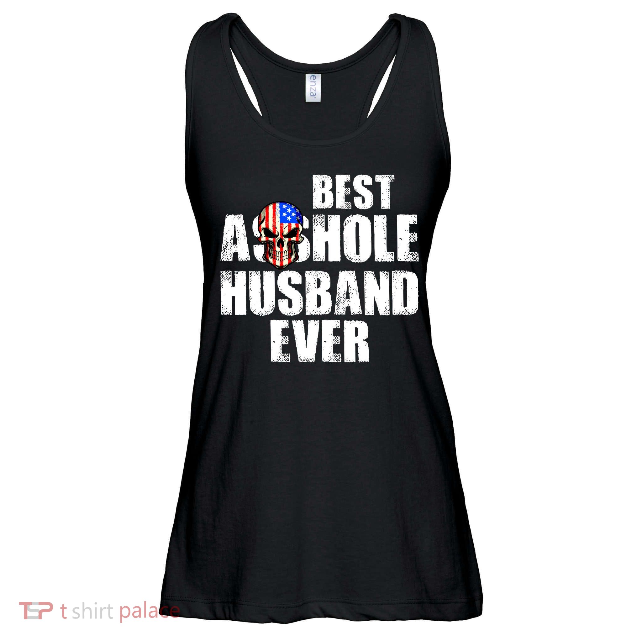 Best Asshole Husband Ever Ladies Essential Flowy Tank