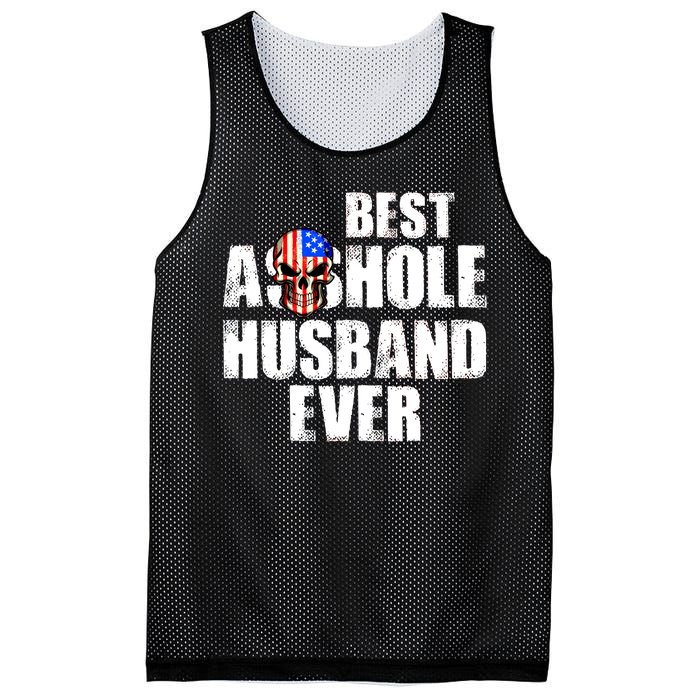 Best Asshole Husband Ever Mesh Reversible Basketball Jersey Tank