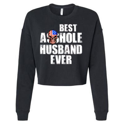 Best Asshole Husband Ever Cropped Pullover Crew