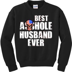 Best Asshole Husband Ever Kids Sweatshirt