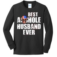 Best Asshole Husband Ever Kids Long Sleeve Shirt