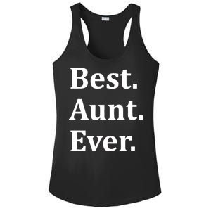 Best Aunt Ever Ladies PosiCharge Competitor Racerback Tank