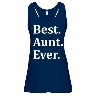 Best Aunt Ever Ladies Essential Flowy Tank