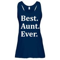 Best Aunt Ever Ladies Essential Flowy Tank