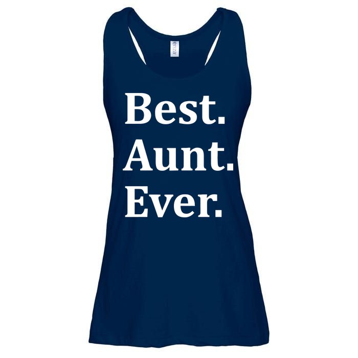 Best Aunt Ever Ladies Essential Flowy Tank