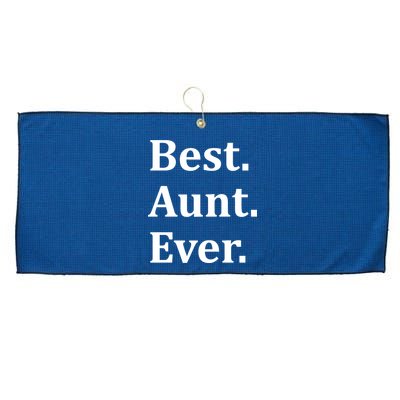 Best Aunt Ever Large Microfiber Waffle Golf Towel