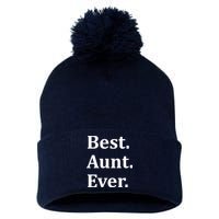 Best Aunt Ever Pom Pom 12in Knit Beanie