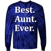 Best Aunt Ever Tie-Dye Long Sleeve Shirt