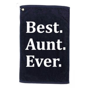 Best Aunt Ever Platinum Collection Golf Towel