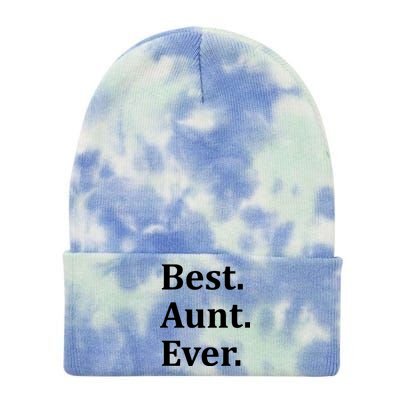 Best Aunt Ever Tie Dye 12in Knit Beanie