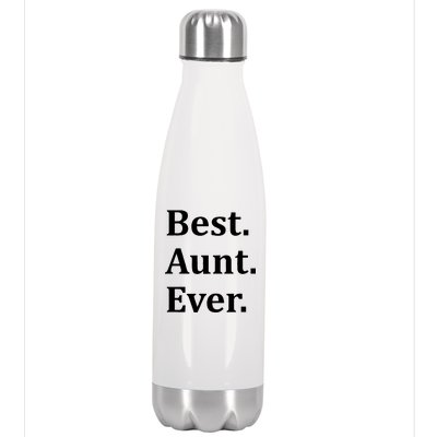 Best Aunt Ever Stainless Steel Insulated Water Bottle