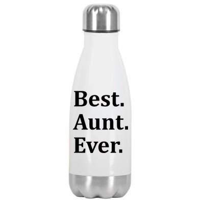 Best Aunt Ever Stainless Steel Insulated Water Bottle