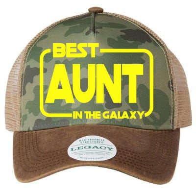 Best Aunt In The Galaxy Legacy Tie Dye Trucker Hat