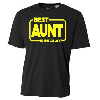 Best Aunt In The Galaxy Cooling Performance Crew T-Shirt