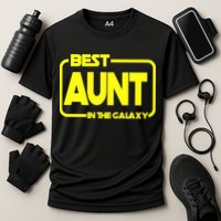 Best Aunt In The Galaxy Cooling Performance Crew T-Shirt
