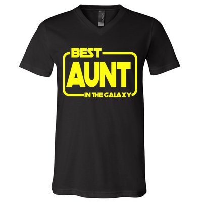 Best Aunt In The Galaxy V-Neck T-Shirt