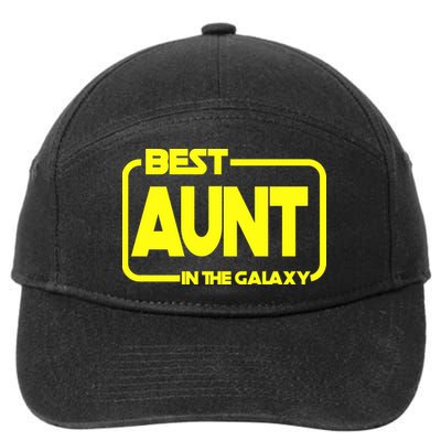 Best Aunt In The Galaxy 7-Panel Snapback Hat