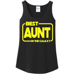 Best Aunt In The Galaxy Ladies Essential Tank