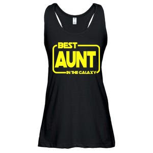 Best Aunt In The Galaxy Ladies Essential Flowy Tank