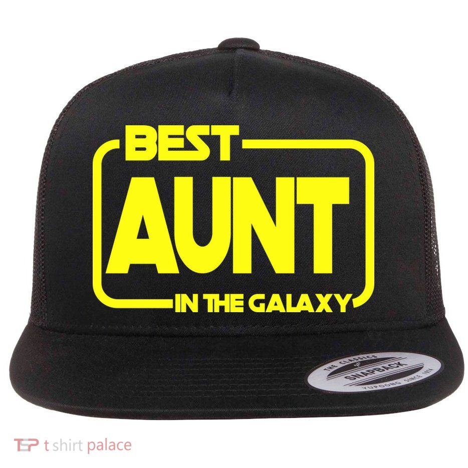 Best Aunt In The Galaxy Flatbill Hat