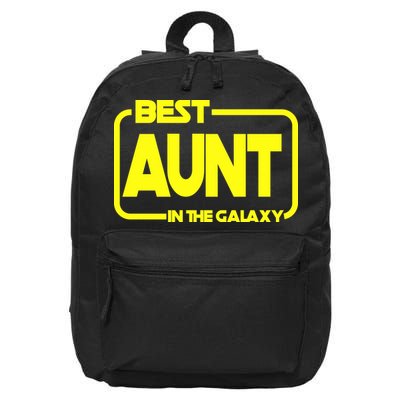 Best Aunt In The Galaxy 16 in Basic Backpack