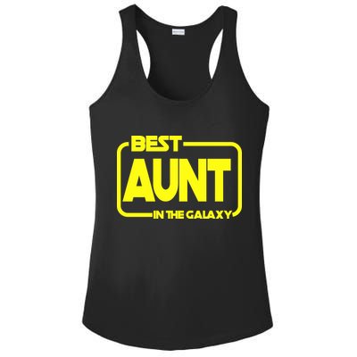 Best Aunt In The Galaxy Ladies PosiCharge Competitor Racerback Tank