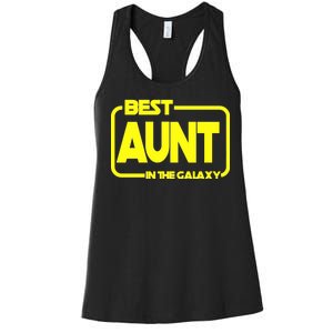 Best Aunt In The Galaxy Women's Racerback Tank