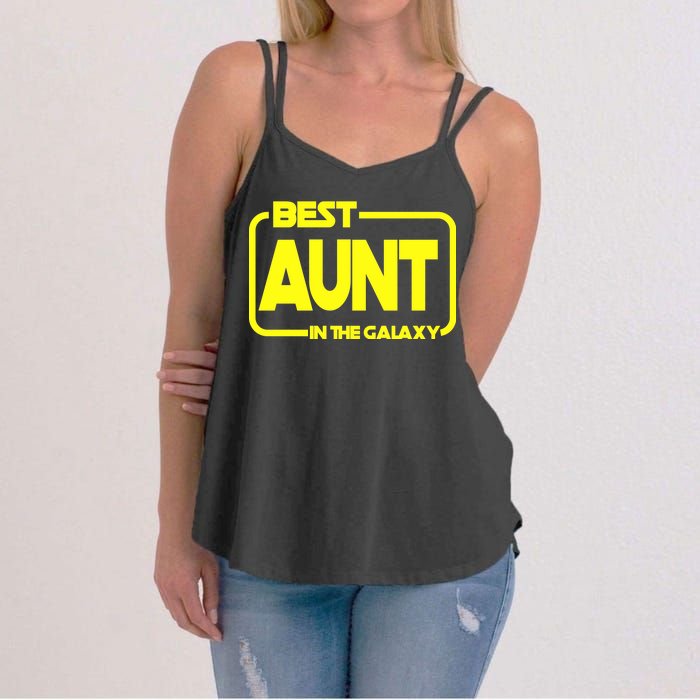 Best Aunt In The Galaxy Women's Strappy Tank