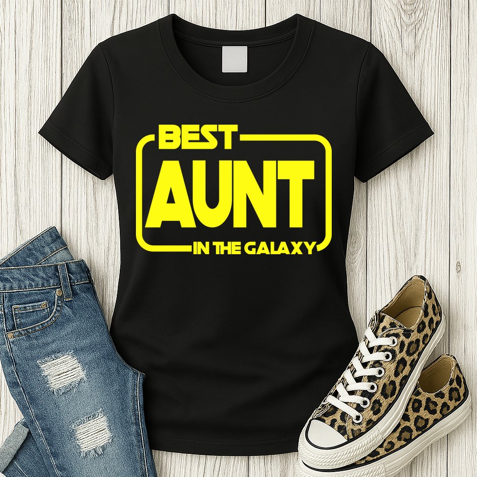 Best Aunt In The Galaxy Womens T-Shirt