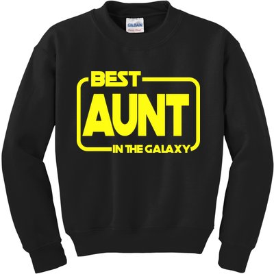 Best Aunt In The Galaxy Kids Sweatshirt