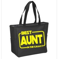 Best Aunt In The Galaxy Zip Tote Bag