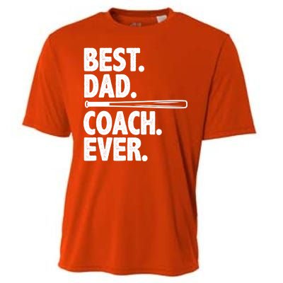 Best Baseball Dad Coach Ever Cooling Performance Crew T-Shirt