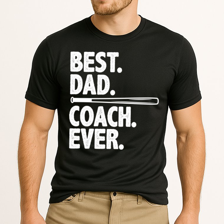 Best Baseball Dad Coach Ever Cooling Performance Crew T-Shirt