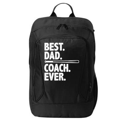 Best Baseball Dad Coach Ever City Backpack