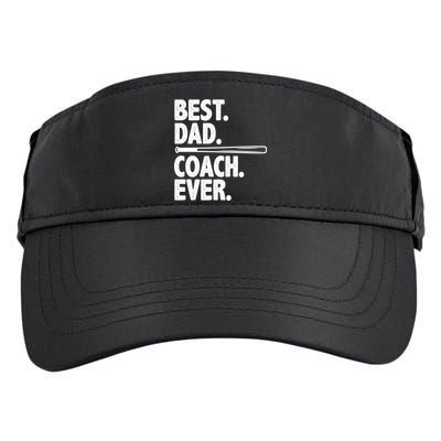 Best Baseball Dad Coach Ever Adult Drive Performance Visor