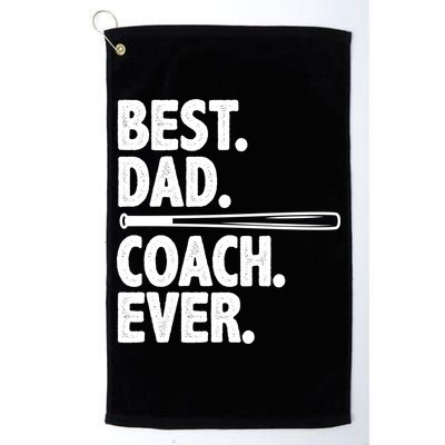 Best Baseball Dad Coach Ever Golf Towel