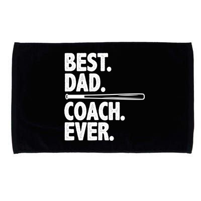 Best Baseball Dad Coach Ever Microfiber Hand Towel