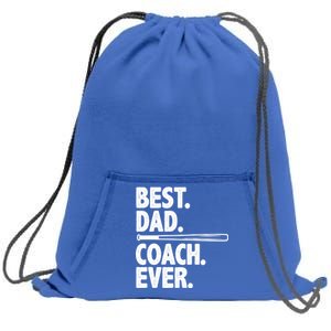 Best Baseball Dad Coach Ever Sweatshirt Cinch Pack Bag