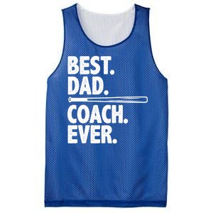 Best Baseball Dad Coach Ever Mesh Reversible Basketball Jersey Tank