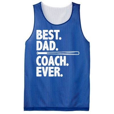 Best Baseball Dad Coach Ever Mesh Reversible Basketball Jersey Tank