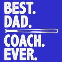 Best Baseball Dad Coach Ever Womens Tank Top
