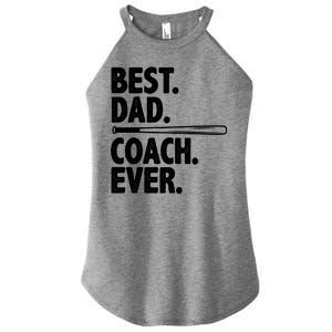 Best Baseball Dad Coach Ever Women's Perfect Tri Rocker Tank