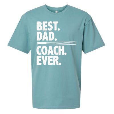 Best Baseball Dad Coach Ever Sueded Cloud Jersey T-Shirt