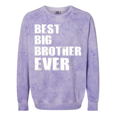 Best Big Brother Ever Colorblast Crewneck Sweatshirt